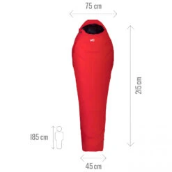 Millet Baikal 1500 - Synthetic Sleeping Bag -Camping supply store millet baikal 1500 synthetic sleeping bag detail 3