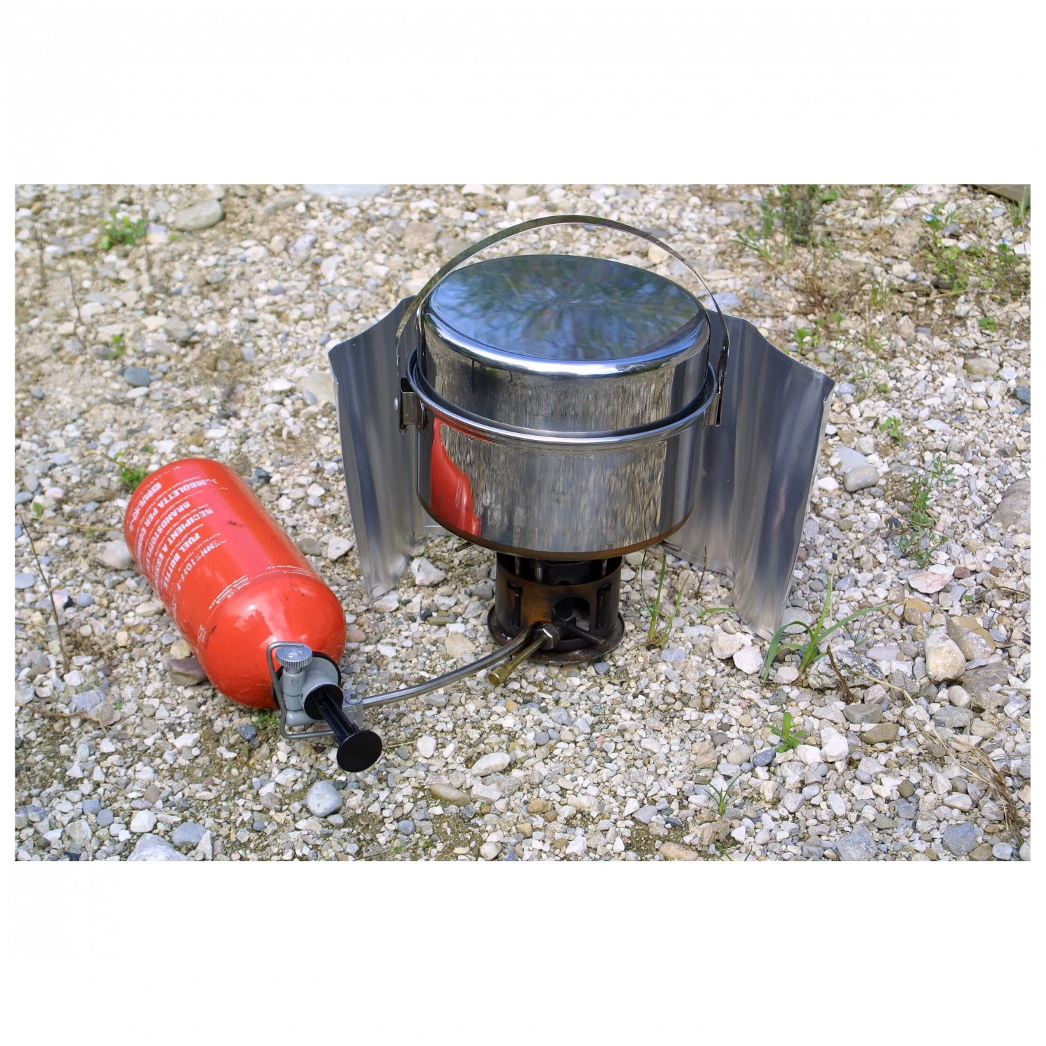 Origin Outdoors Rollable Aluminium Windscreen 2 Origin Outdoors Rollable Aluminium Windscreen - Image 2