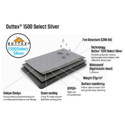 Outwell Event Lounge XL Side Wall 2-Pack - Tent Extension -Camping supply store outwell event lounge xl side wall 2 pack tent extension detail 5