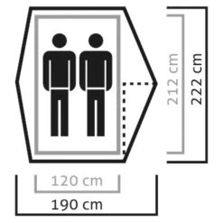 SALEWA Micra II - 2-person Tent 6 SALEWA Micra II - 2-person Tent -Camping supply store salewa micra ii 2 person tent bf detail 3