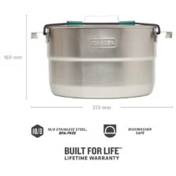 Stanley Adventure Base Camp Cook Set - Pot -Camping supply store stanley adventure base camp cook set pot detail 4