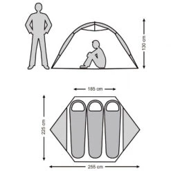 Stoic Njavve 3P Tent - 3-person Tent -Camping supply store stoic njavve 3p tent 3 person tent detail 11