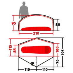 Wechsel Trailrunner - 1-person Tent -Camping supply store wechsel trailrunner 1 person tent detail 6